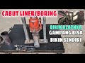 Cara melepas liner boring| mesin diesel pakai| treker buatan sendiri