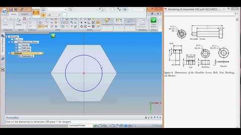 SOLID EDGE - BOLT 3-D PART MODELING.