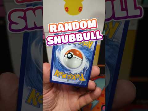 CARTA RANDOM 209: SNUBBULL #pokemon #pokemontcg #cartaspokemon #pokemoncards #snubbull