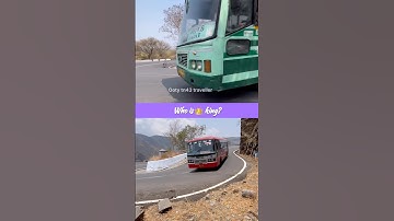 TNSTC Green Bus vs KSRTC Bus in Dhimbam Ghat Road 🔥 Who’s the King?