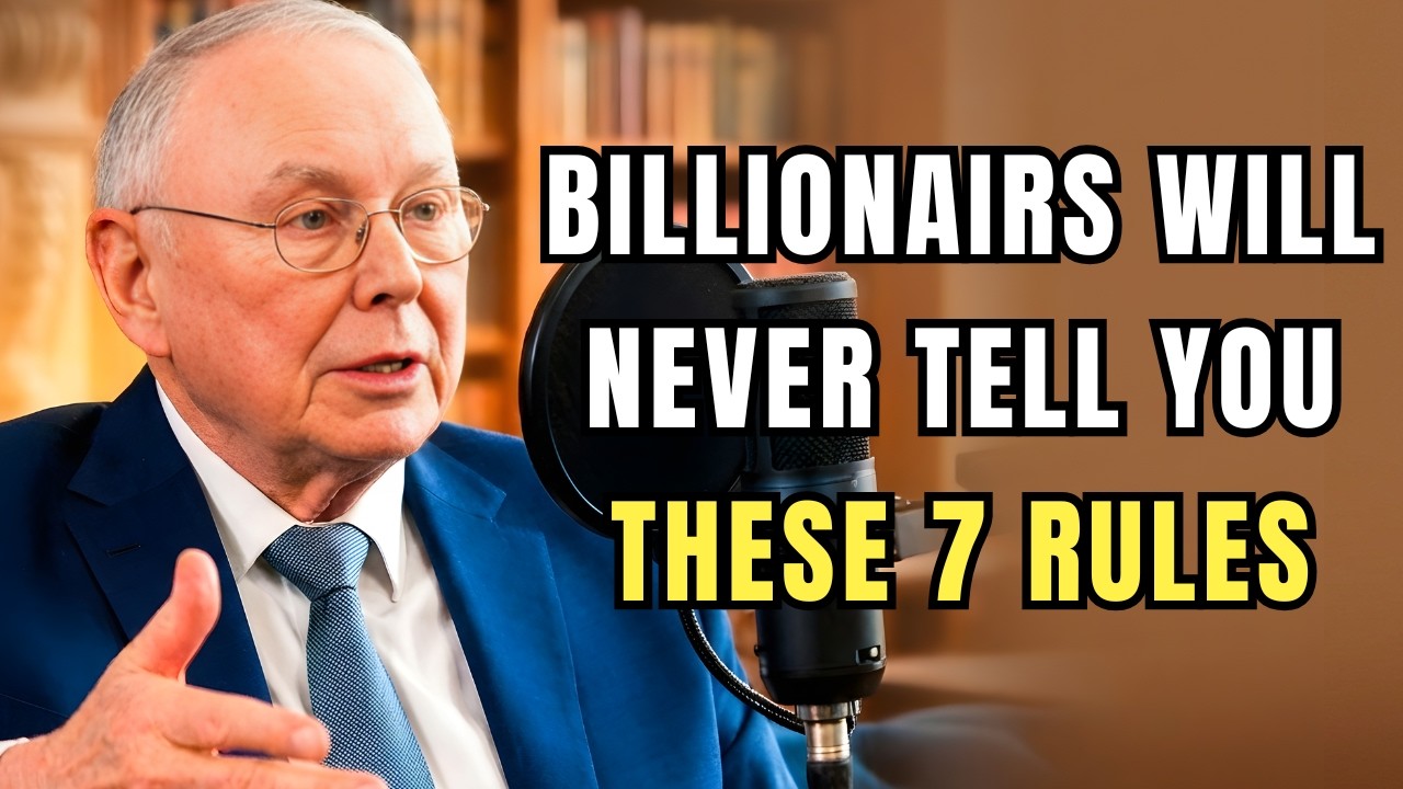 Charlie Munger: 7 Rules Billionaires Use in Silence. (The 99% Don't Know)