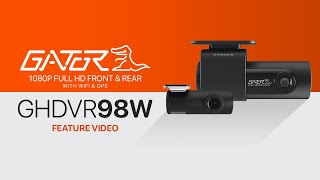 GATOR GHDVR98W - 1080P FULL HD 2CH DASH CAM WITH WIFI & GPS – FEATURE VIDEO screenshot 3
