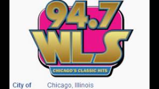 WLS-FM 94.7 WLS-FM Chicago, IL TOTH ID at 5:00 p.m. 8/22/2014