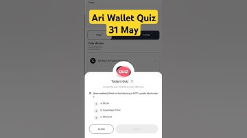 Ari Wallet Daily Quiz 31 May 2025| AriWallet Testnet Airdrop #ariwalletquiztoday #ariwalletairdrop