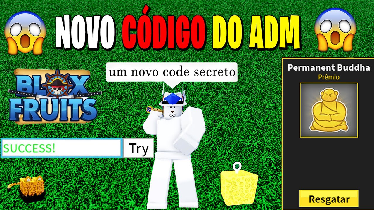 SAIU!! NOVO CODIGO DO ADM DE FRUTAS NO BLOX FRUITS (blox fruit code) 