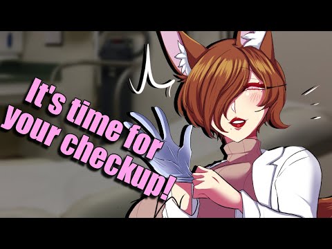 [ASMR] Lewd Kitsune Doctor Gives You A Checkup! [F4M] [Roleplay]