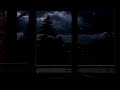 Rain on Window in Dark Bedroom 🌧️ No Ads | Deep Sleep, Focus & Meditation Ambience