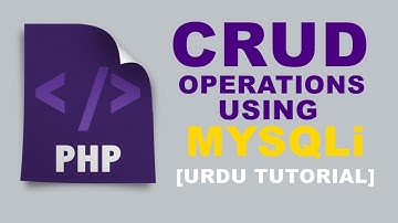 PHP - Crud Operations using MySQLIi - Urdu Tutorial