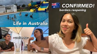 Life in Australia | christmas is coming, confirm borders reopen, staycation w friends 🏖 |VelBasilio