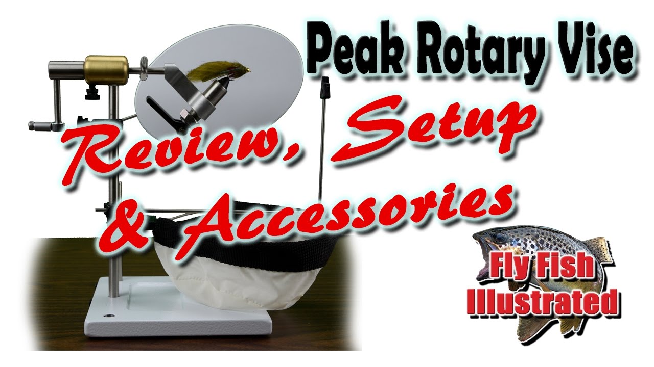 Peak Rotary Fly Tying Vise Review Setup, Accessories and Jaw Change 