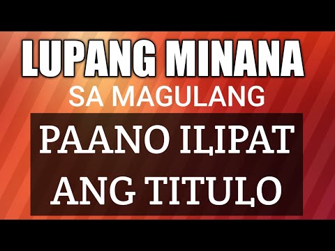 Video: Paano Malagpasan Ang Transitional Age Para Sa Mga Magulang At Anak