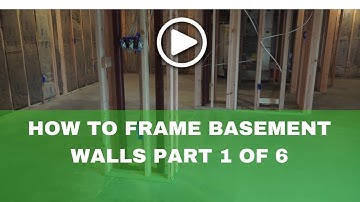 How-to Frame a Basement(basement framing tools) Part 1 of 6