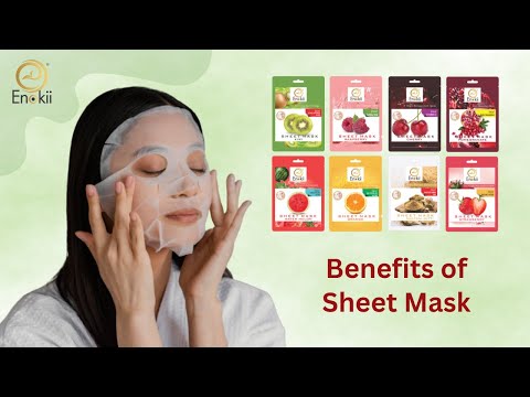 Benefits of Sheet Mask | Enokii Sheet Masks | For Skin Hydration - video from Enokii