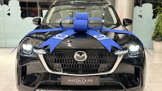 New Mazda CX-90 Black Color 2024 ! The Best Luxury SUV !