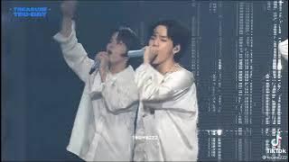 Treasure Slowmotion with Teume 😭💙 kamsahamnida teume because you surprised the treasure 🥺💜