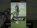 If you struggle to maintain posture in your golf swing, this drill is for you!  #golf #golfswing