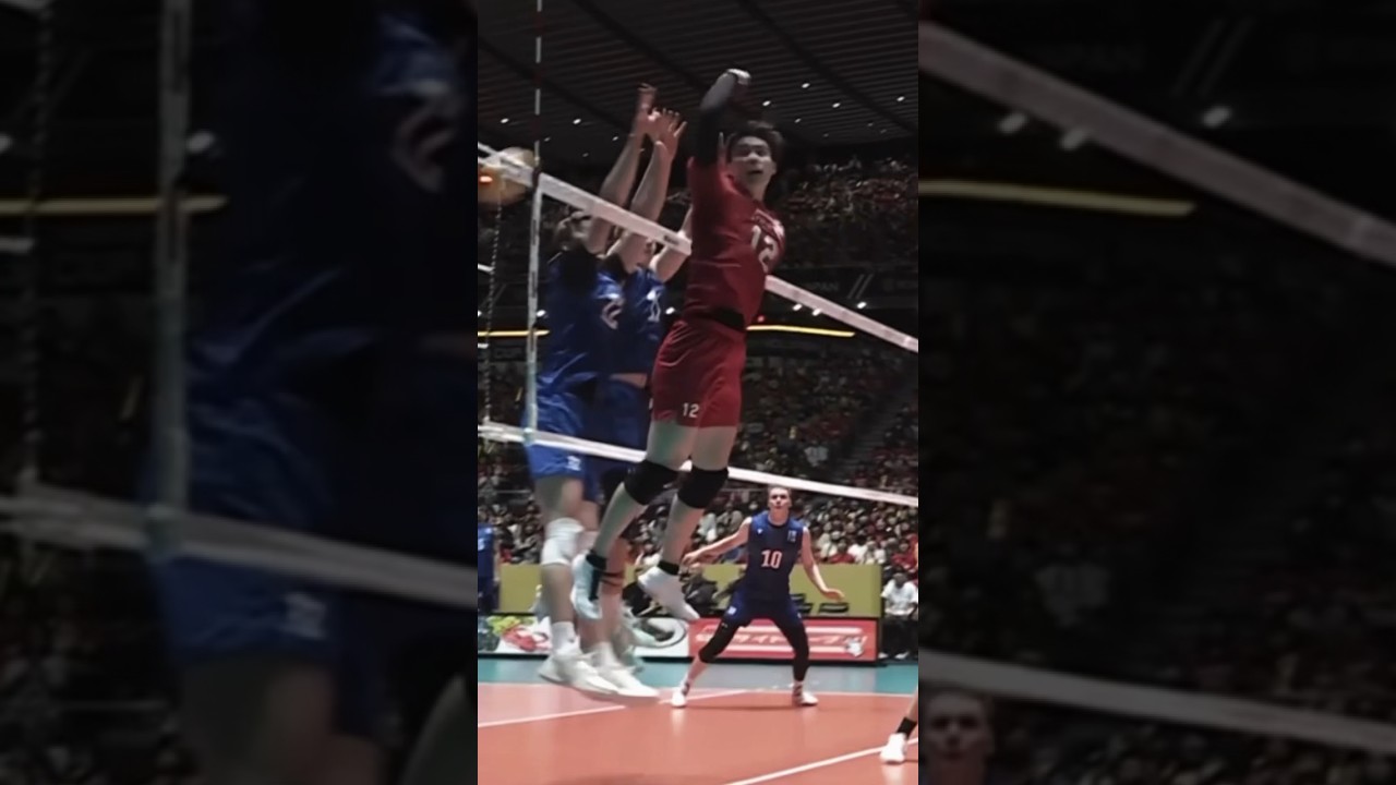 No look spike by Ran Takahashi 😮‍💨🥵 