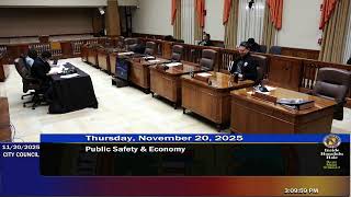 2025-11-20 Public Safety & Economy