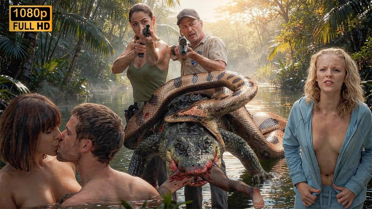 Most Terrifying Crocodile Attack Scene Ever | Full HD | Colin Ferguson |  Yancy Butler |