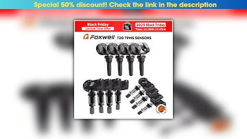 Top 4pcs Foxwell T20 Sensors for Foxwell T2000 TPMS Tool Programming Data / Change Sensor Tire Pres
