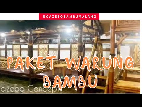 PAKET CAFE  BAMBU  MINIMALIS  KEKINIAN JASA DESAIN  CAFE  