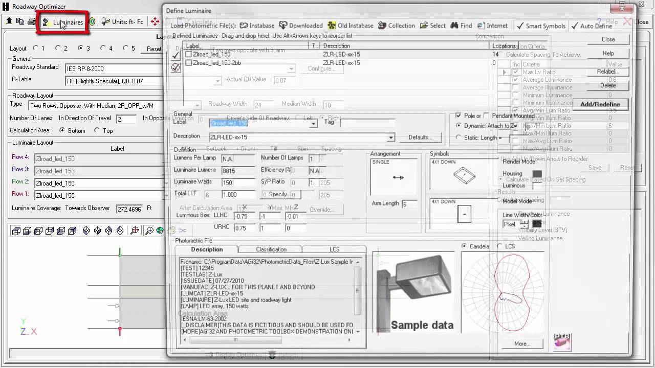 AGi32_Roadway_Optimizer_Comparison_Tab
