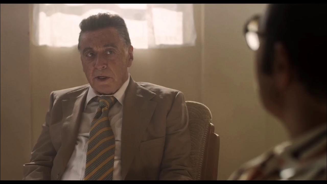 El Irlandés - Pelea Jimmy Hoffa con Tony Pro - YouTube