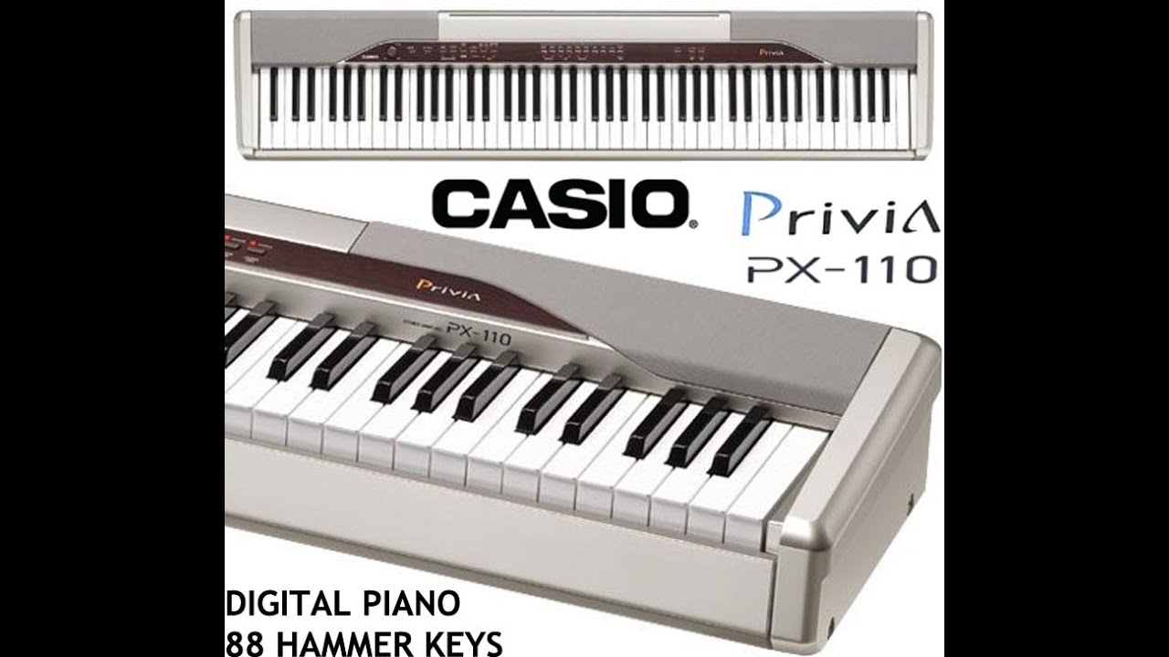 CASIO Privia PX-110 - (DEMO songs) part 1/3