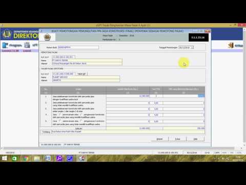 TUTORIAL e-SPT Masa PPh Pasal 4 ayat 2