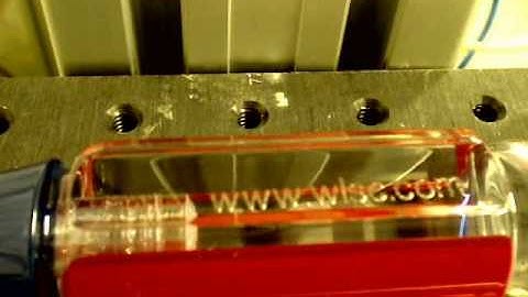 UV laser marking clear plastic with contrast www.wlsc.com laser integrator, laser automation