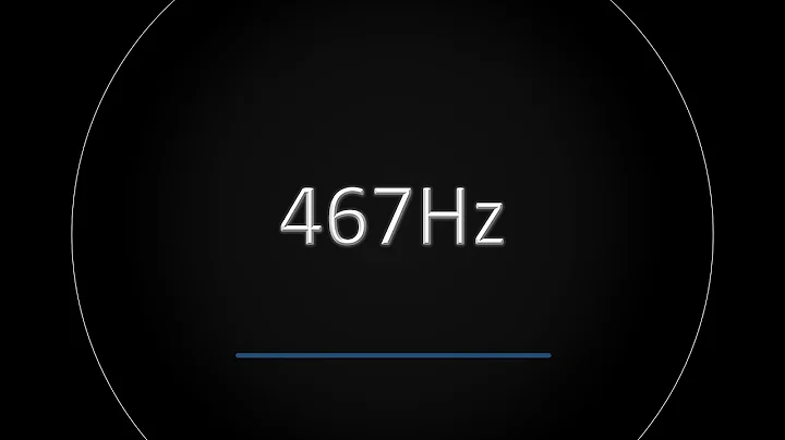 467Hz Mid Range Frequency BURP (Test Tone)
