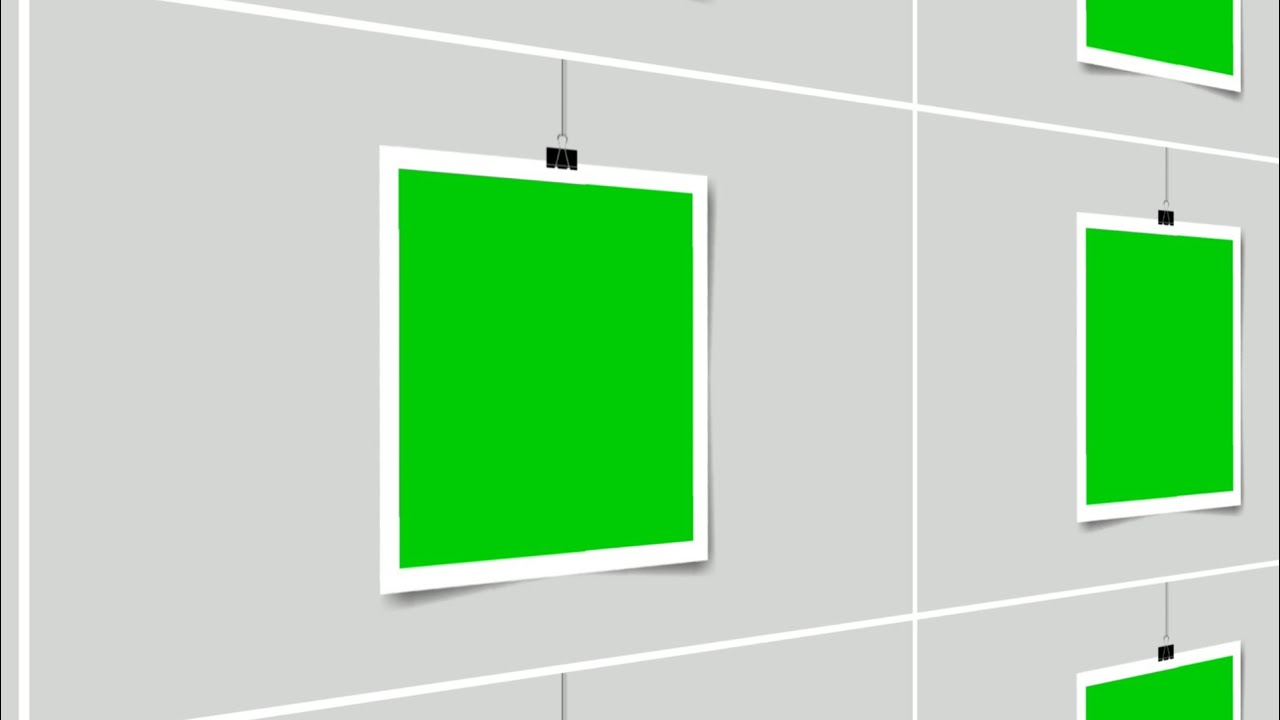 Photo Gallery Slideshow Green Screen Frame Effects overlay HD - YouTube