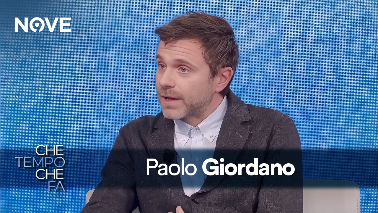 La copertina di Paolo Giordano sul ciclone Harry | Che tempo che fa