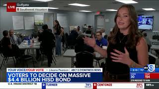 HISD $4.4B bond early election results rolling in