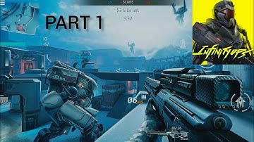 Infinity ops Android Game play 🎮 Cyberpunk FPS-Gameplay PART 1