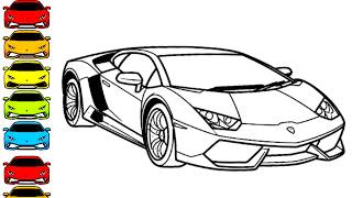 Lamborghini Car Coloring Pages