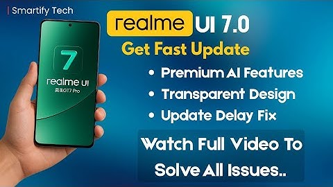 Realme UI 7.0 Update For Realme Budget Phones 😍