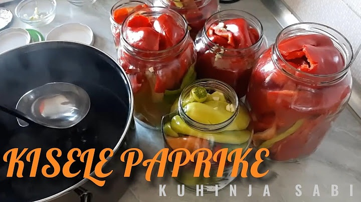 Kisele paprike za 15 minuta - bez konzervansa