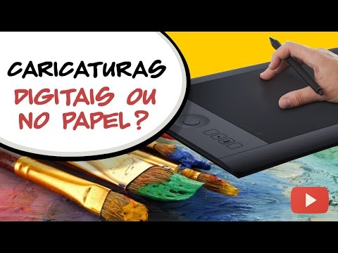 CARICATURA DIGITAL OU NO PAPEL, QUAL É MAIS INDICADA?