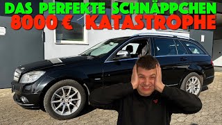 Thumbnail for 8000€ Gebrauchtwagen wird zu Fass ohne Boden. Mercedes C Klasse mit teuren Mängeln