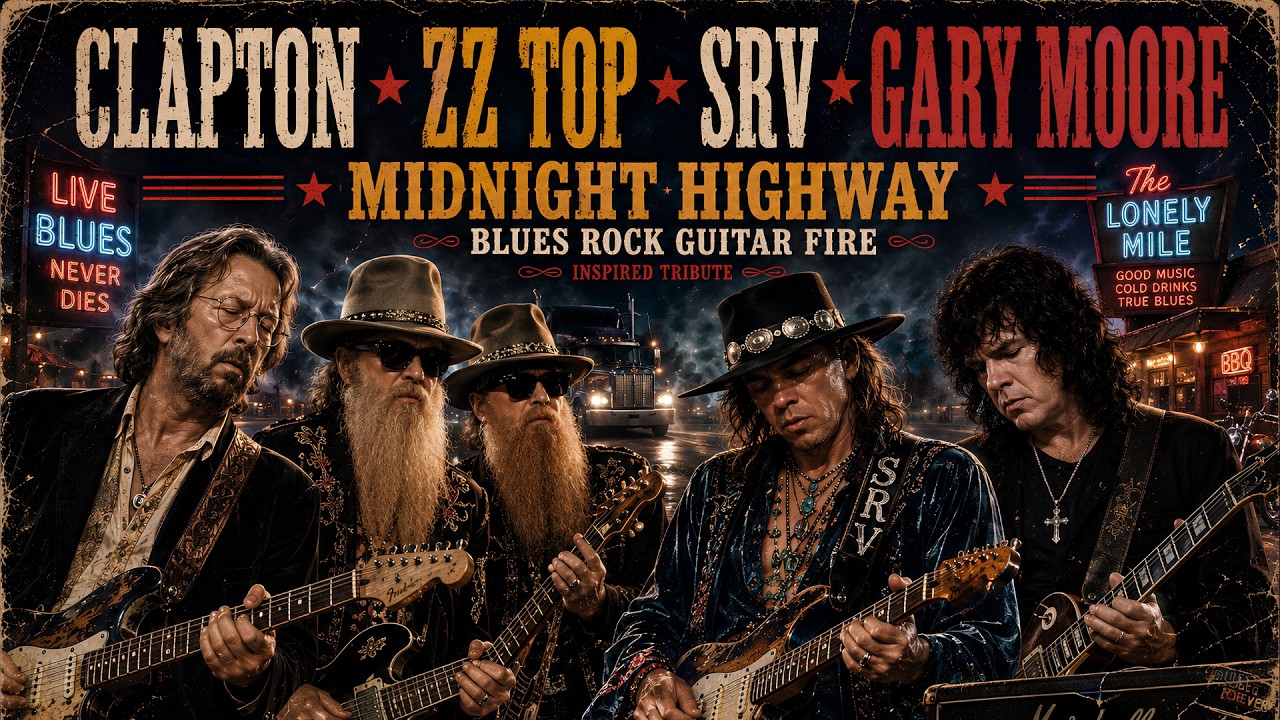 Watch Clapton • ZZ Top • SRV • Gary Moore 🔥 Classic Blues Rock Guitar Fire | Inspired Tribute on YouTube Watch Clapton • ZZ Top • SRV • Gary Moore 🔥 Classic Blues Rock Guitar Fire | Inspired Tribute on YouTube