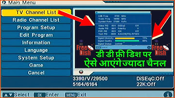 DD Free Dish MPEG-2 Set Top Box Auto Scan Setting And Channel List Update || 30 March 2020