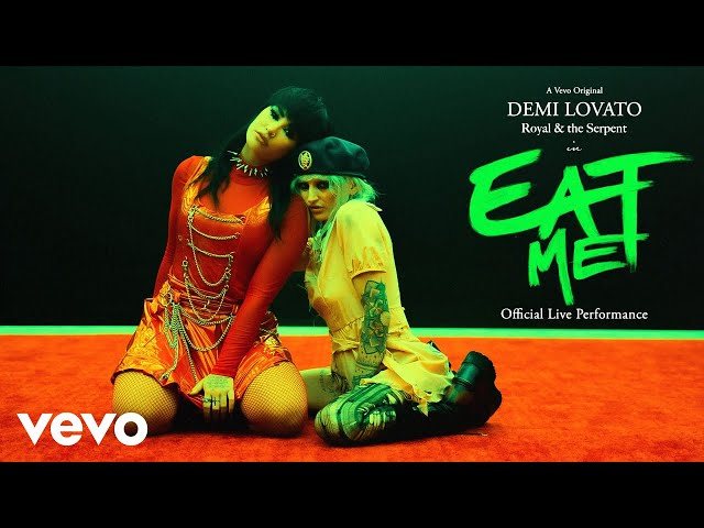 Demi Lovato - EAT ME feat. Royal u0026 the Serpent (Official Live Performance) | Vevo class=