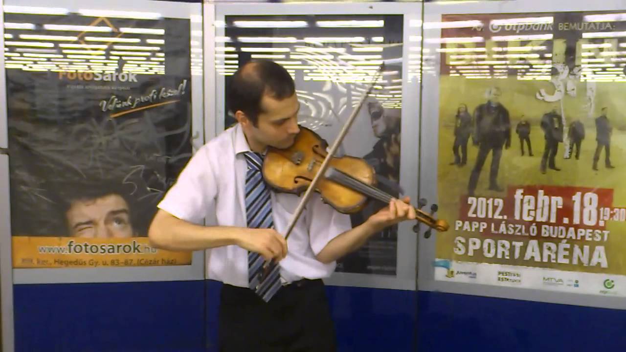 KÀRPULE FERENC GREAT VIOLINIST IN METRO VORVIN BUD YouTube
