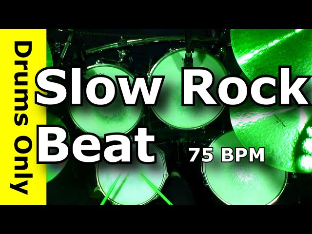 Slow Rock Drum Beat 75 BPM - JimDooley.net class=