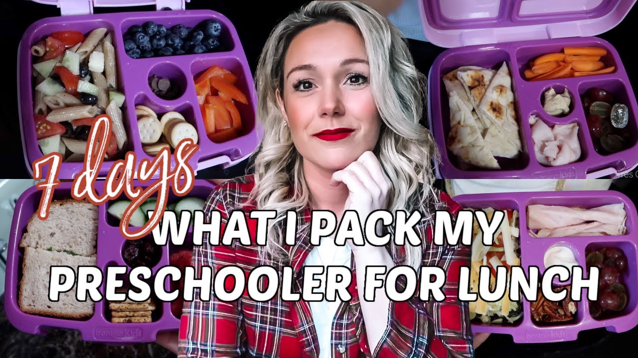 WHAT I PACK MY PRESCHOOLER FOR LUNCH, 7 EASY SCHOOL LUNCH IDEAS, BENTGO BOX