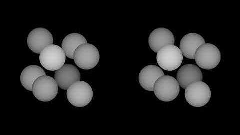 8-balls-3d-monochrome. Rotation in four-dimensional space. 4D. Fourth dimension. Hyperspace.