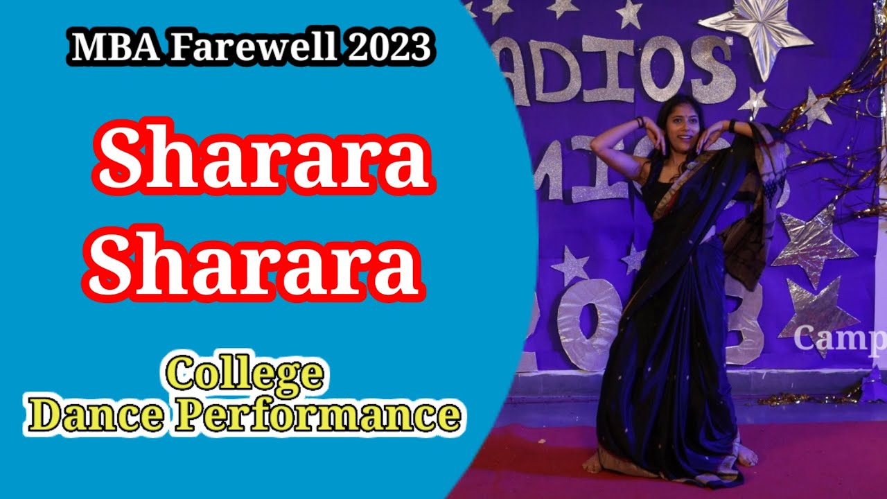 Sharara Sharara ।। MBA Farewell 2023 ।। college Dance Performance ...