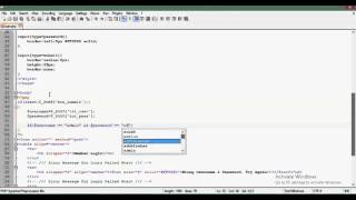 Create PHP Member Login Page Without Using Database