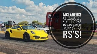 PORSCHE GT3RS DRAG RACING AND MUCH MORE!!!